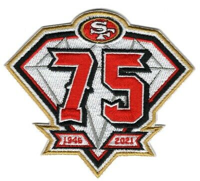 San Francisco 49ers nfl jerseys 75th-Anniversary Patch